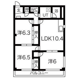 岐阜県羽島郡岐南町八剣北３ 細畑駅 3LDK マンション 賃貸物件詳細