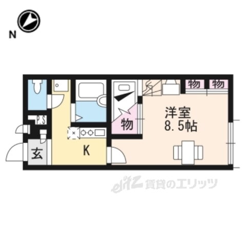 滋賀県彦根市城町２ 彦根駅 1K アパート 賃貸物件詳細