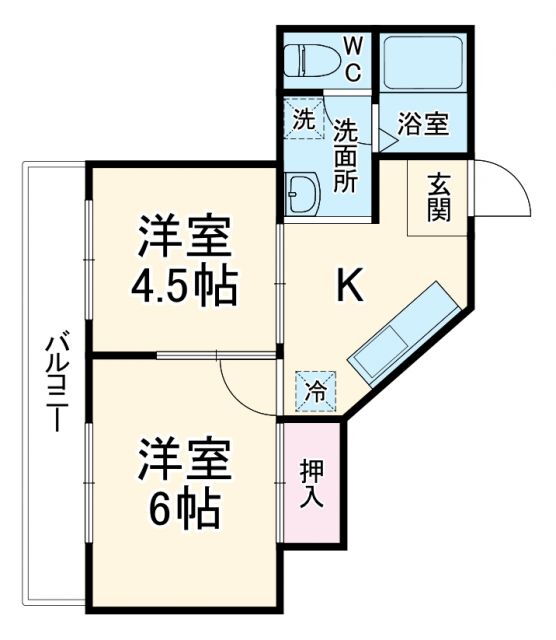 千葉県市川市市川２ 市川駅 2K アパート 賃貸物件詳細