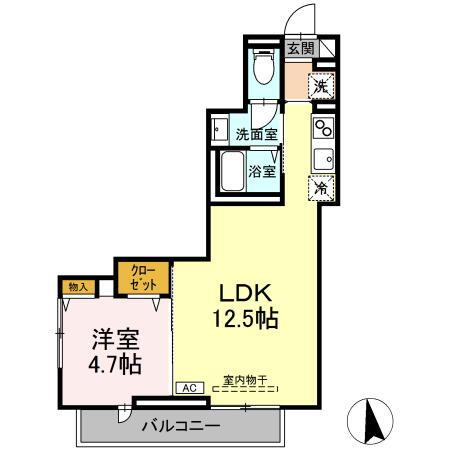 長野県長野市大字南長野 長野駅 1LDK アパート 賃貸物件詳細