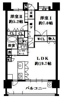 福岡県福岡市博多区東比恵１ 東比恵駅 2LDK マンション 賃貸物件詳細