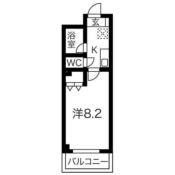 愛知県名古屋市西区中小田井５ 中小田井駅 1K マンション 賃貸物件詳細