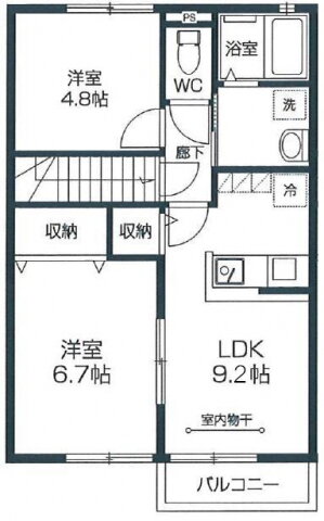 埼玉県所沢市東新井町 所沢駅 2DK アパート 賃貸物件詳細