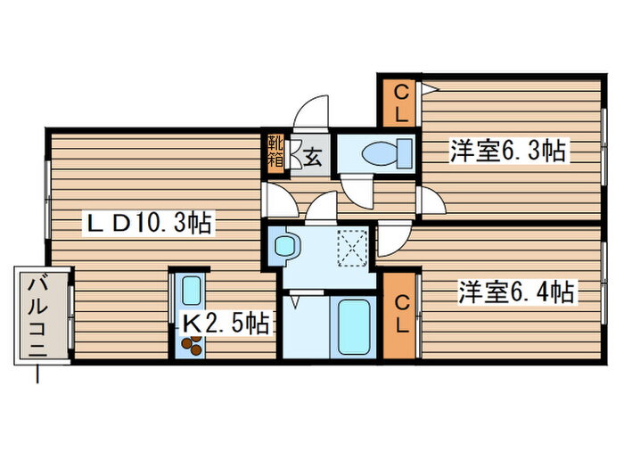 北海道札幌市北区北三十八条西５ 麻生駅 2LDK マンション 賃貸物件詳細
