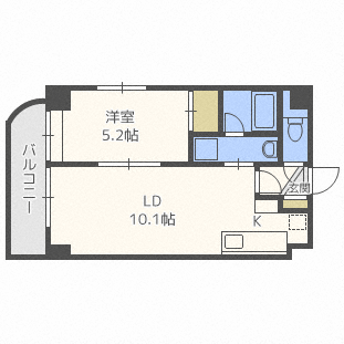 北海道札幌市北区北二十一条西４ 北１８条駅 1LDK マンション 賃貸物件詳細