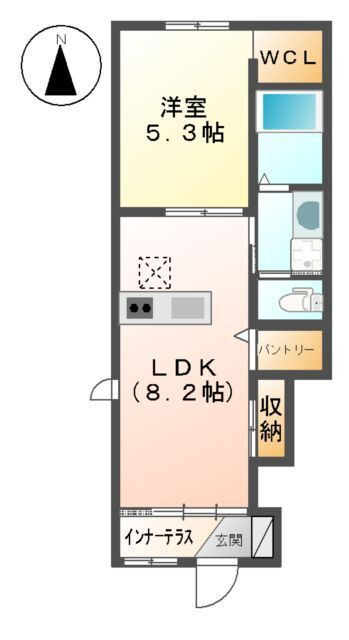 愛知県海部郡大治町大字花常字伊勢田 甚目寺駅 1LDK アパート 賃貸物件詳細
