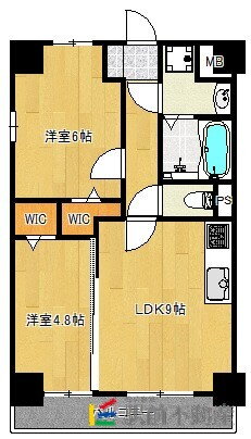 福岡県久留米市松ケ枝町 久留米駅 2LDK マンション 賃貸物件詳細