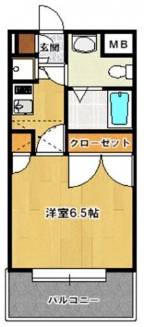 福岡県福岡市中央区地行１ 唐人町駅 1K マンション 賃貸物件詳細
