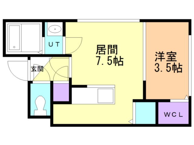 パレスツバキ 4階 1LDK 賃貸物件詳細