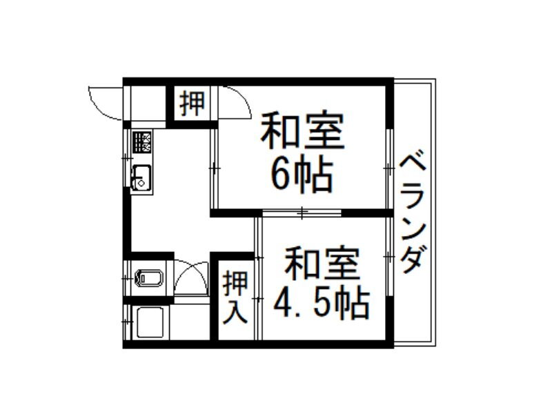 京都府京都市伏見区向島津田町 向島駅 2DK マンション 賃貸物件詳細