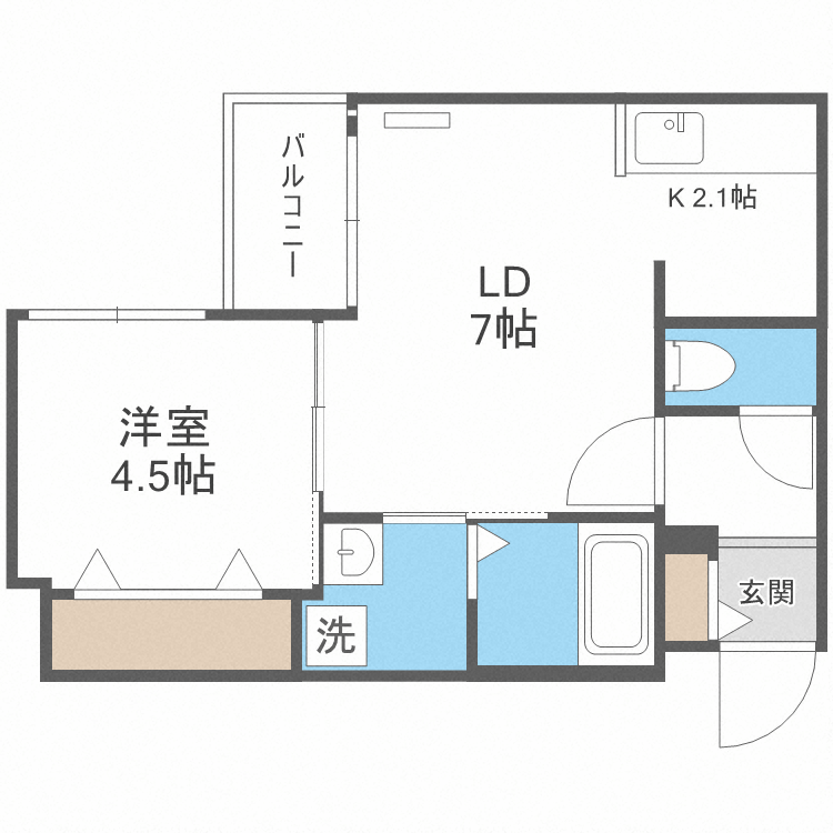 北海道札幌市中央区南九条西６ 中島公園駅 1LDK マンション 賃貸物件詳細