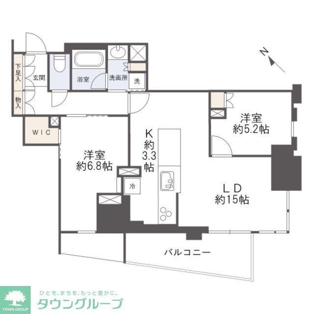 福岡県福岡市中央区天神５ 天神駅 2LDK マンション 賃貸物件詳細