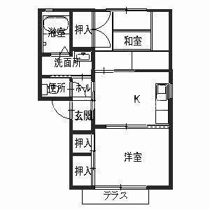 兵庫県丹波篠山市熊谷 丹波大山駅 2K アパート 賃貸物件詳細