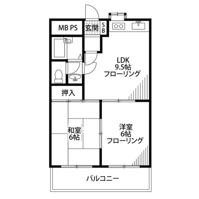 埼玉県蕨市中央６ 蕨駅 2LDK マンション 賃貸物件詳細