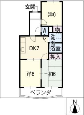 三重県津市桜田町 津新町駅 3DK マンション 賃貸物件詳細