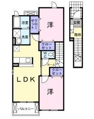 岡山県倉敷市黒崎 倉敷駅 2LDK アパート 賃貸物件詳細