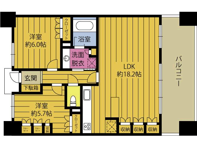 大分県大分市金池町２ 大分駅 2LDK マンション 賃貸物件詳細