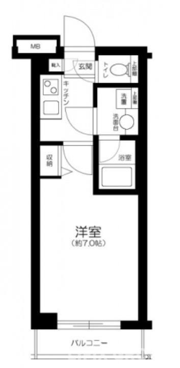 東京都練馬区中村北２ 練馬駅 1K マンション 賃貸物件詳細