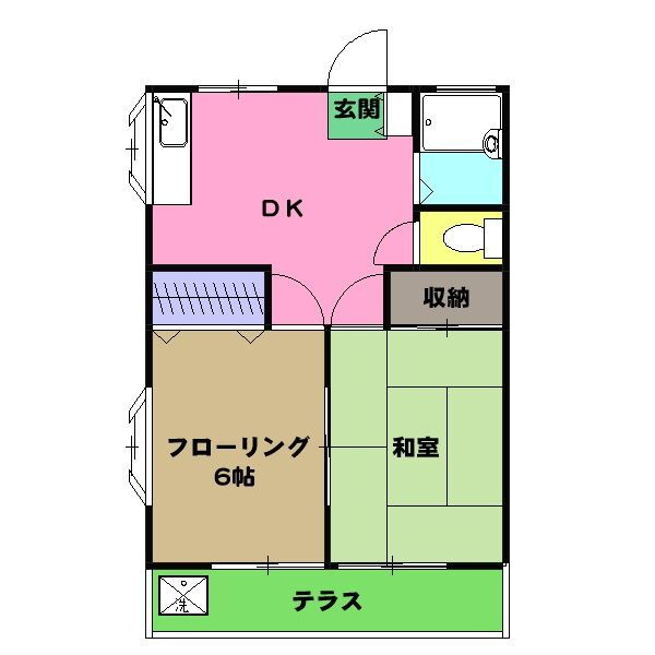 東京都三鷹市上連雀８ 三鷹駅 2DK アパート 賃貸物件詳細