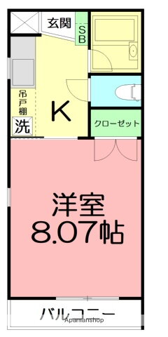 パビリオン・ショウナンエンシス 2階 1K 賃貸物件詳細