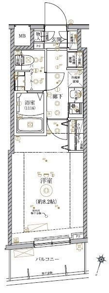 東京都江東区門前仲町１ 門前仲町駅 1K マンション 賃貸物件詳細