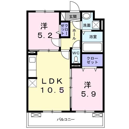 大阪府大阪市鶴見区安田２ 鴻池新田駅 2LDK アパート 賃貸物件詳細