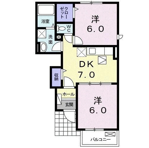 愛媛県西条市船屋甲 伊予西条駅 2DK アパート 賃貸物件詳細