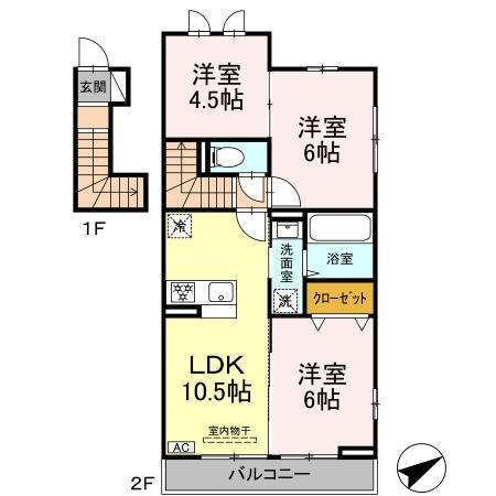 神奈川県藤沢市亀井野 湘南台駅 3LDK アパート 賃貸物件詳細