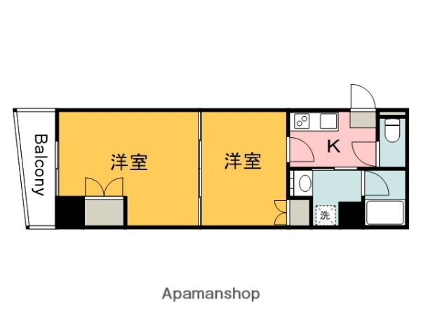 広島県広島市中区堺町１ 土橋駅 2K マンション 賃貸物件詳細