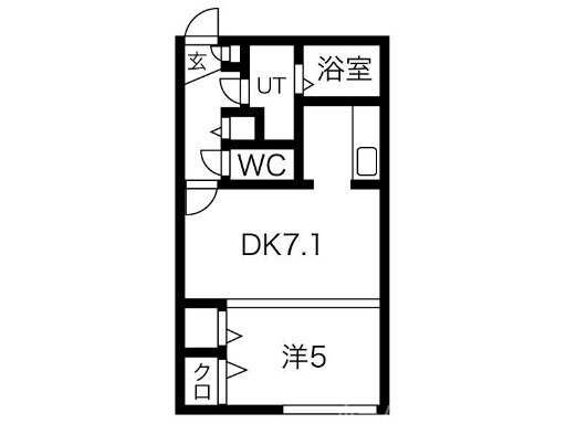 北海道札幌市豊平区豊平六条７ 学園前駅 1DK マンション 賃貸物件詳細