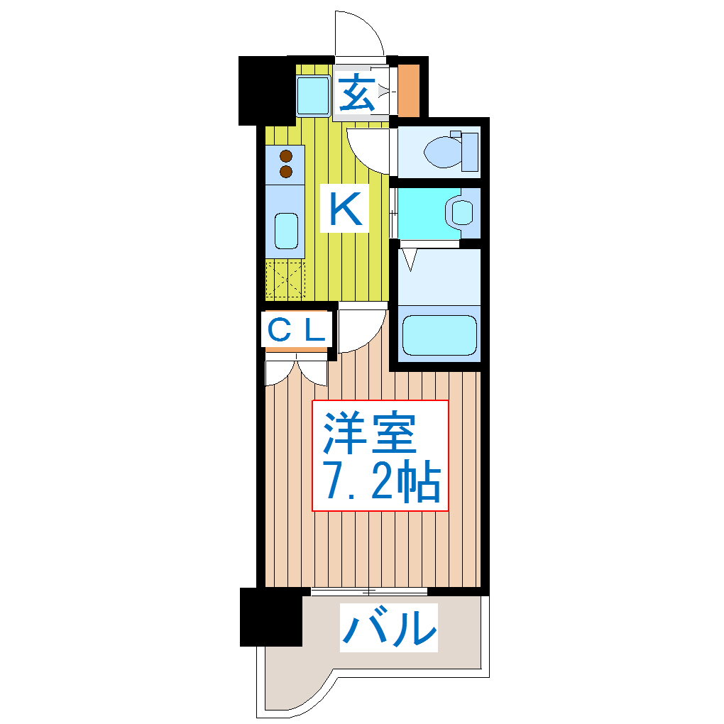 宮城県仙台市宮城野区原町３ 陸前原ノ町駅 1K マンション 賃貸物件詳細