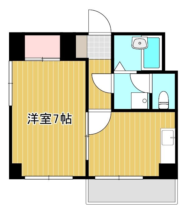 静岡県浜松市中央区元浜町 八幡駅 1DK マンション 賃貸物件詳細
