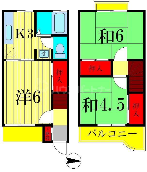千葉県流山市大字西平井 南流山駅 3K 一戸建て 賃貸物件詳細
