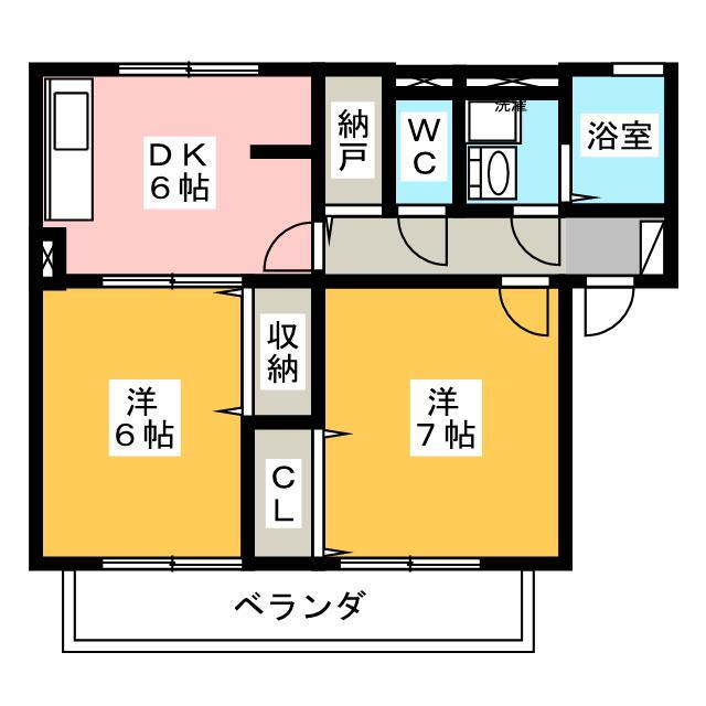 愛知県名古屋市守山区笹ヶ根３ 2DK アパート 賃貸物件詳細