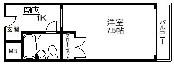 メゾン・ド・六甲パート２ 4階 ワンルーム 賃貸物件詳細