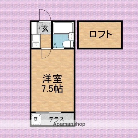リヴァハイツ 1階 1K 賃貸物件詳細