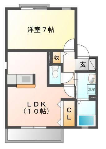 岡山県岡山市北区白石西新町 岡山駅 1LDK アパート 賃貸物件詳細