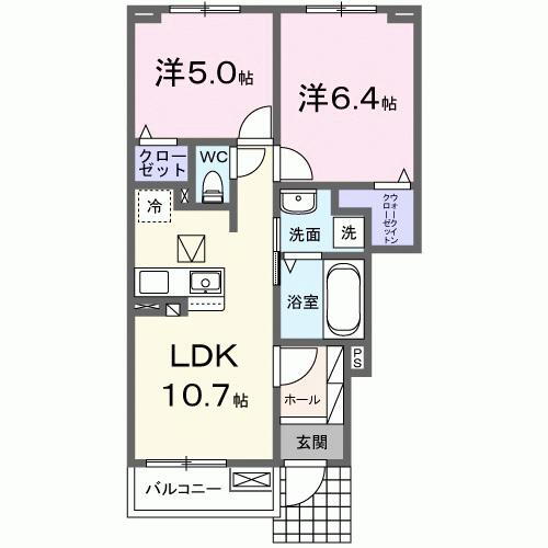 埼玉県越谷市大字袋山 大袋駅 2LDK アパート 賃貸物件詳細