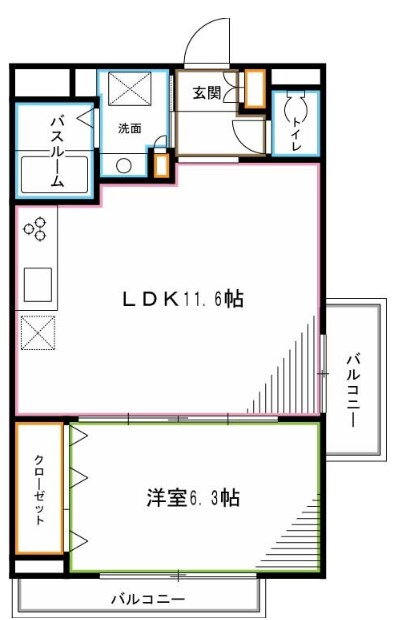 東京都杉並区下井草２ 下井草駅 1LDK マンション 賃貸物件詳細