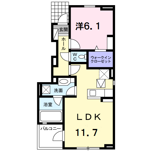 埼玉県越谷市宮本町３ 越谷駅 1LDK アパート 賃貸物件詳細