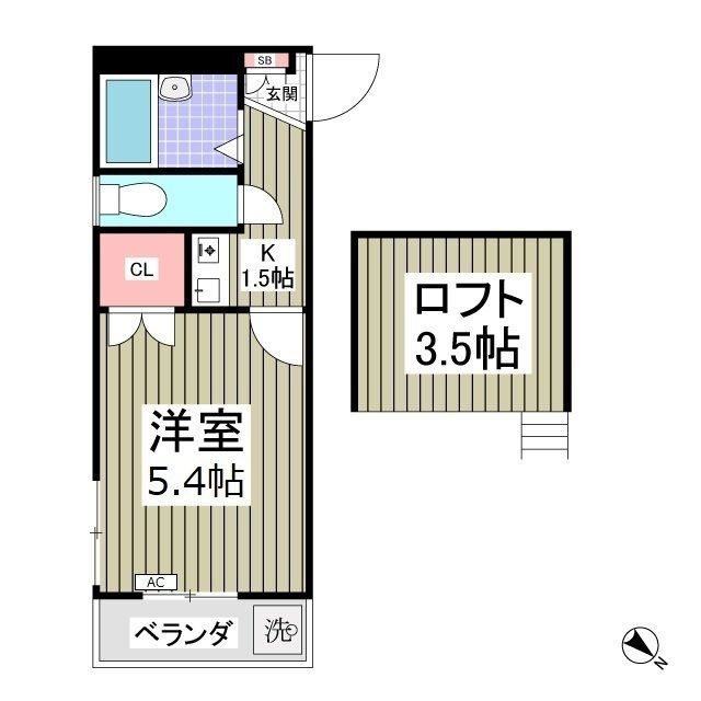 埼玉県鶴ヶ島市富士見５ 若葉駅 1K アパート 賃貸物件詳細