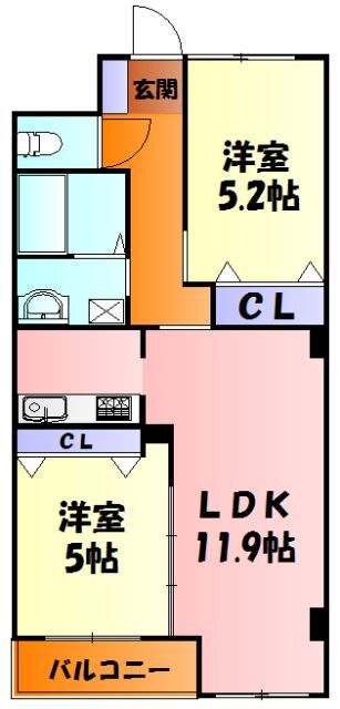 神奈川県大和市桜森３ 相模大塚駅 2LDK マンション 賃貸物件詳細