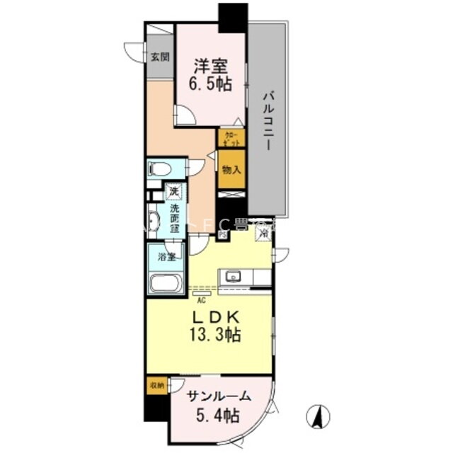 愛知県豊橋市東小田原町 駅前大通駅 1SLDK マンション 賃貸物件詳細