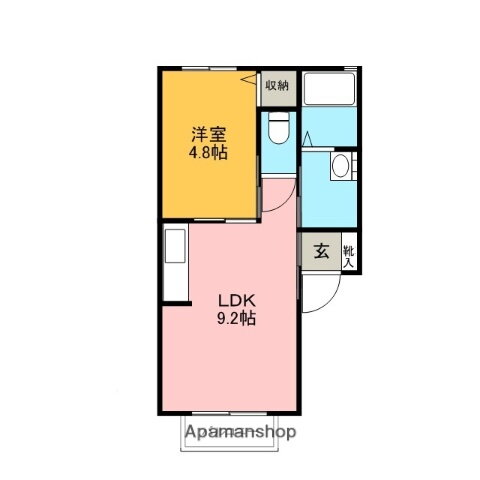 群馬県前橋市高井町１ 群馬総社駅 1LDK アパート 賃貸物件詳細