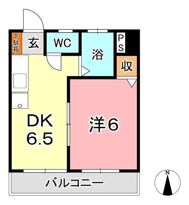 岡山県倉敷市松島 中庄駅 1DK マンション 賃貸物件詳細