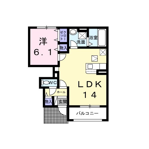 兵庫県揖保郡太子町東南 網干駅 1LDK アパート 賃貸物件詳細