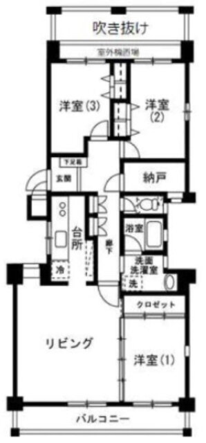 ＫＥＮＥＤＩＸ浦和元町　Ａ棟 2階 3LDK 賃貸物件詳細