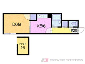 北海道小樽市松ケ枝１ 南小樽駅 1DK アパート 賃貸物件詳細