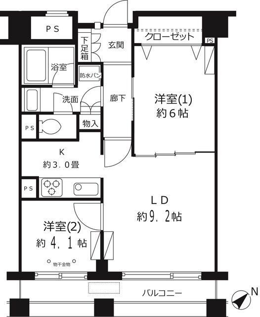 東京都中央区月島１ 月島駅 2LDK マンション 賃貸物件詳細