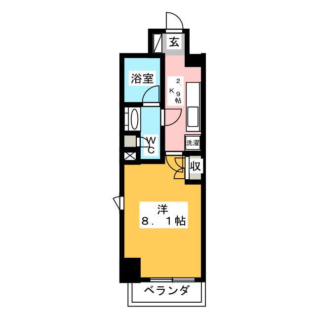 神奈川県川崎市中原区新丸子町 武蔵小杉駅 1K マンション 賃貸物件詳細